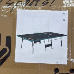 MD Sports Official Size Ping Pong Table – Blue/Black