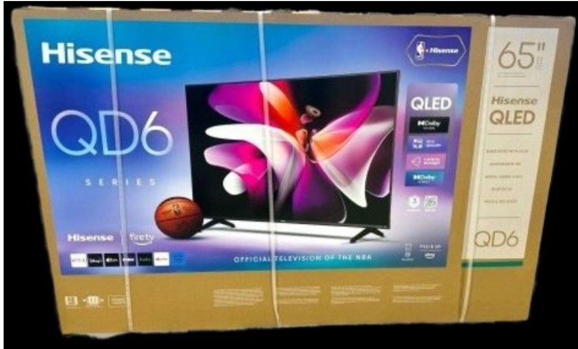 65 Tv Hisense Smart 4k Hdtv 6 Month Warranty. Free Delivery