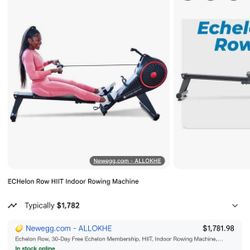Brand new Out Of Box Echlon row Machine ; Never Used. Given As A Gift But Dont Need 