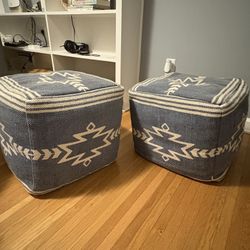 Arhaus Pouf 
