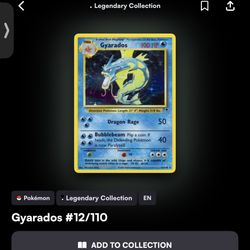 Gyarados 12/110 PSA Grade 10 Ultra Rare Pokémon Card
