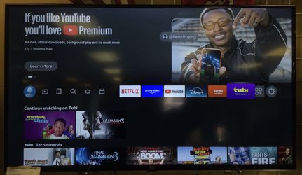 40” Fire Smart Tv Includes Remote ( No Remote)