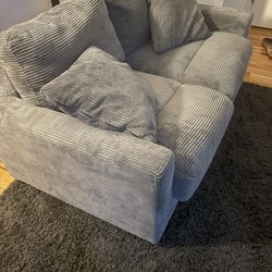 Aspen Charcoal 61'' Loveseat