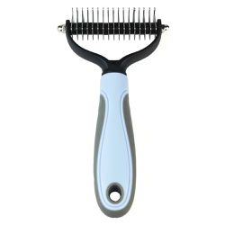 Pet Grooming Tool Comb Shedding Rake Safe For Midsize To Large Dogs & Cats