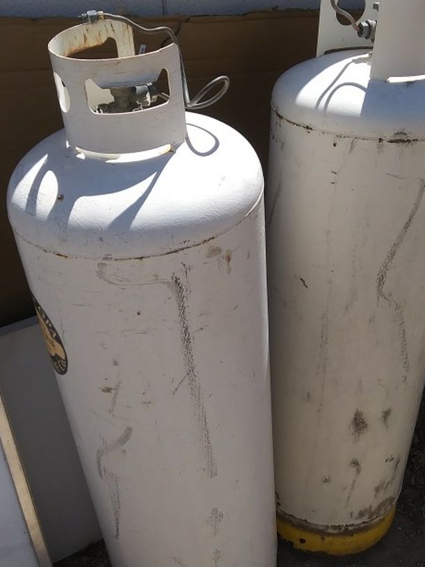 100 Lbs Propane Tanks Trailer Mobile Home Bbq Food Truck Art Welding