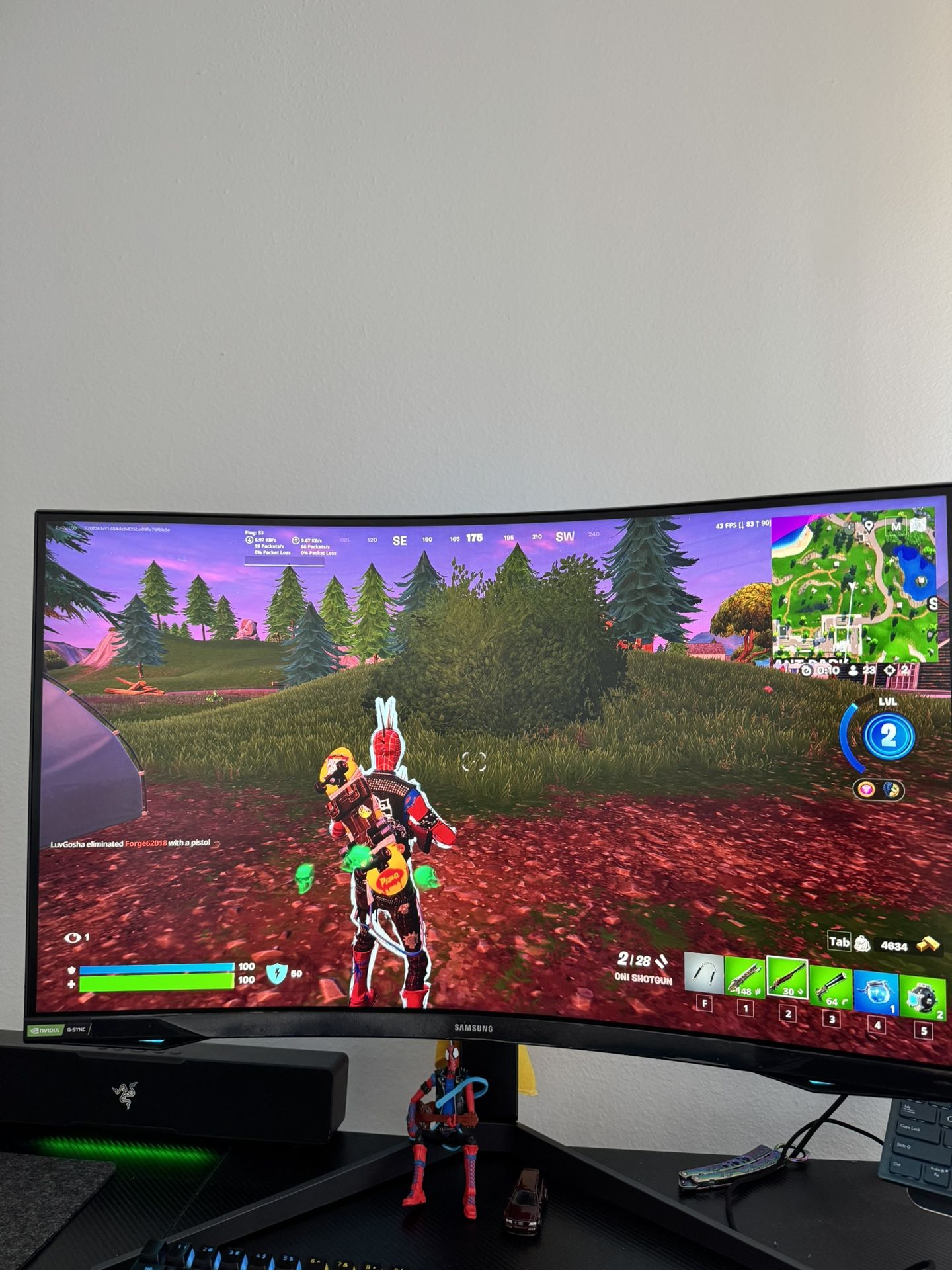 SAMSUNG 32” Odyssey G7 Curved Gaming Monitor