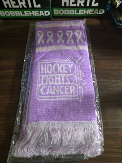 San Jose SHARKS Hockey Fights Cancer Scarf