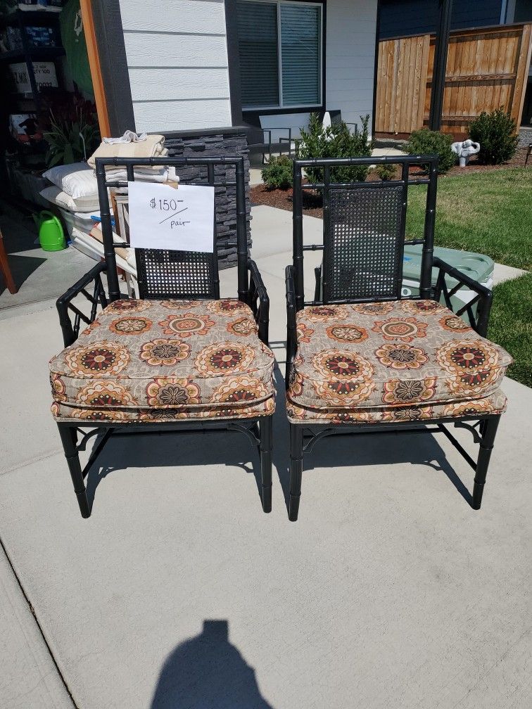 Bamboo & Cane Chairs