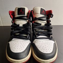 Nike Air Jordan 1 Mid White Size 9.5