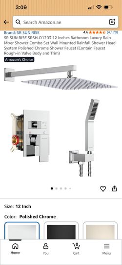 Shower system 10 inches