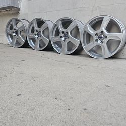 4 Volvo 18x8 BALDER Alloy Rims Wheels (contact info removed)3 for S60 V60 S80 XC70 XC60