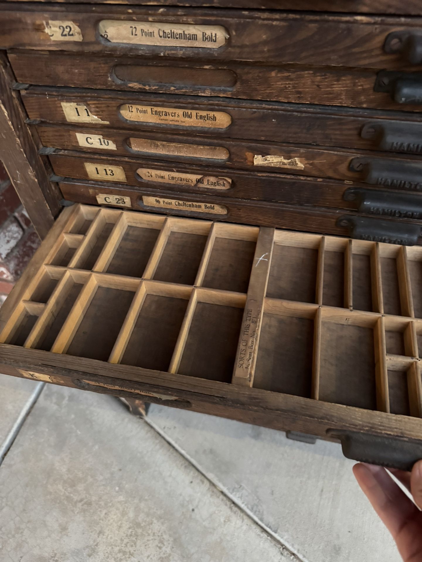 trinket shelf