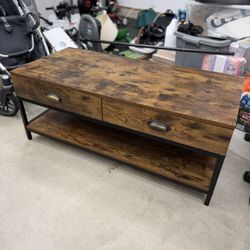 Wood Brown Coffee Table 