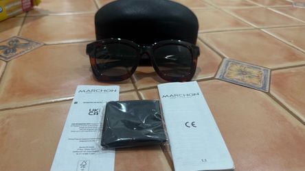 Marchon Sunglasses with Case and Accessories