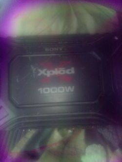 Sony xpiod 1000w
