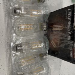 6 Pack Dimmable Edison Bulbs