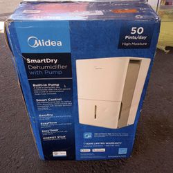 MIDEA smart Dry Dehumidifier with pump brand new $120