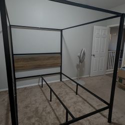 Queen Canopy Bed Frame