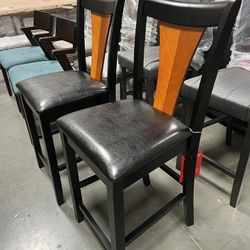 !!!!New 2pcs Counter Height Chairs, Dining Chairs, Chairs, Wooden Chairs, Upholstered Chairs, Counter Height Stools, Dinette Chairs 