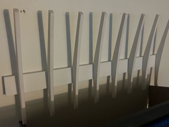 NEW White Wood Coat Rack