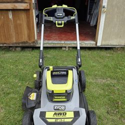 21" Ryobi AWD Electric Mower 
