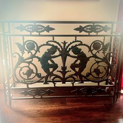 Wrought Iron Console. Glass Top Not Included. 