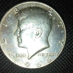 1966 Kennedy Half Dollar