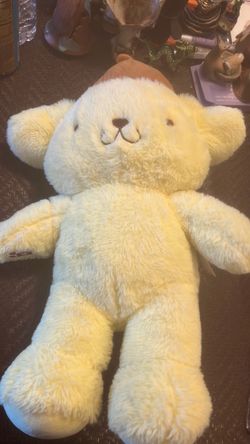 Pompompurin Build A Bear Hello Kitty and Friends Sanrio Yellow Dog Plush Toy