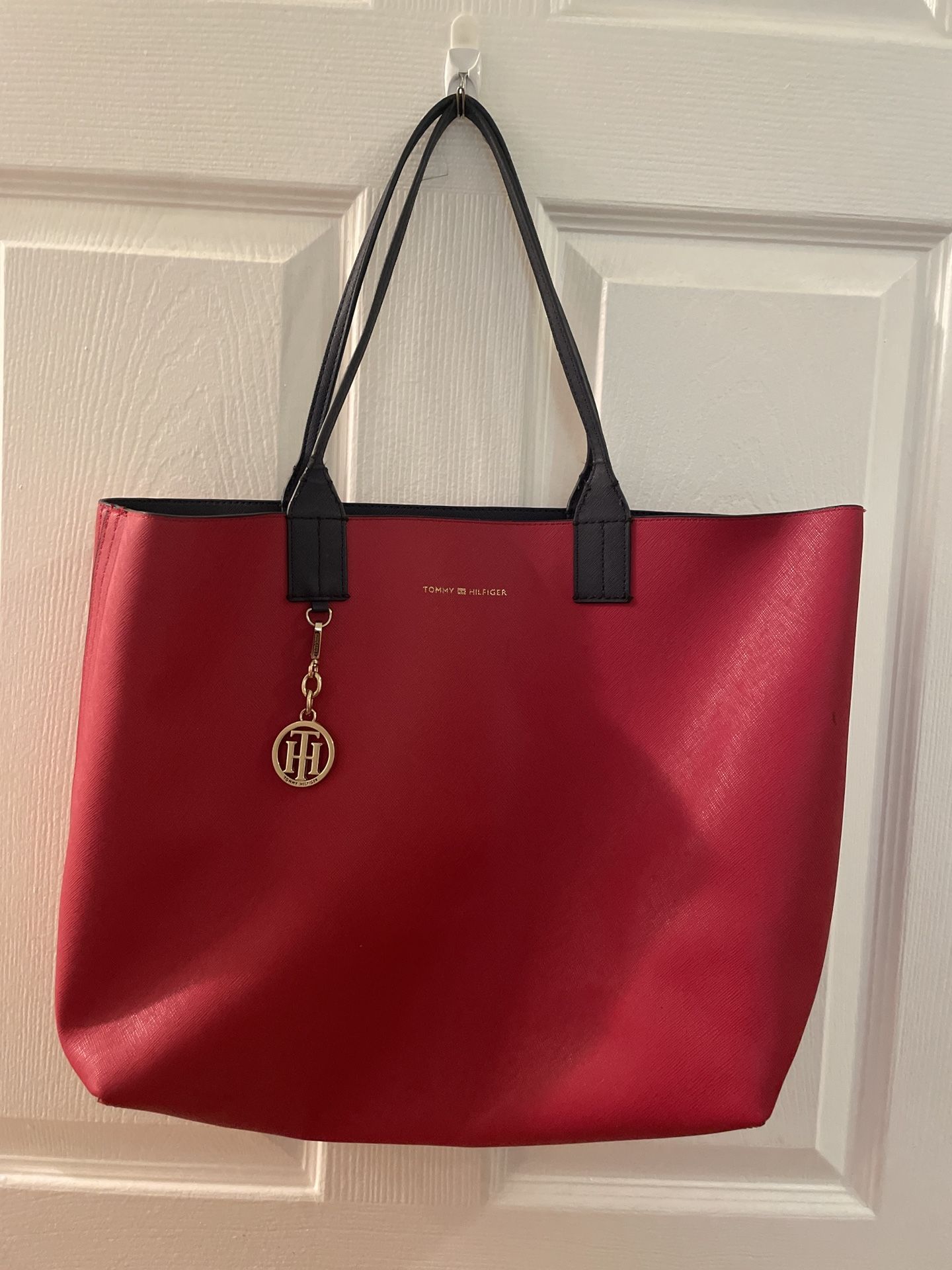 Tommy Hilfiger Red Tote Bag