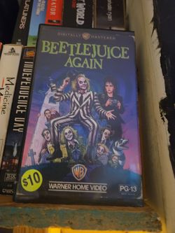 Beetlejuice 2 VHS