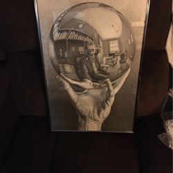 Hand Of The  Reflecting Sphere 