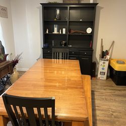 Hutch And Dining Room Table 