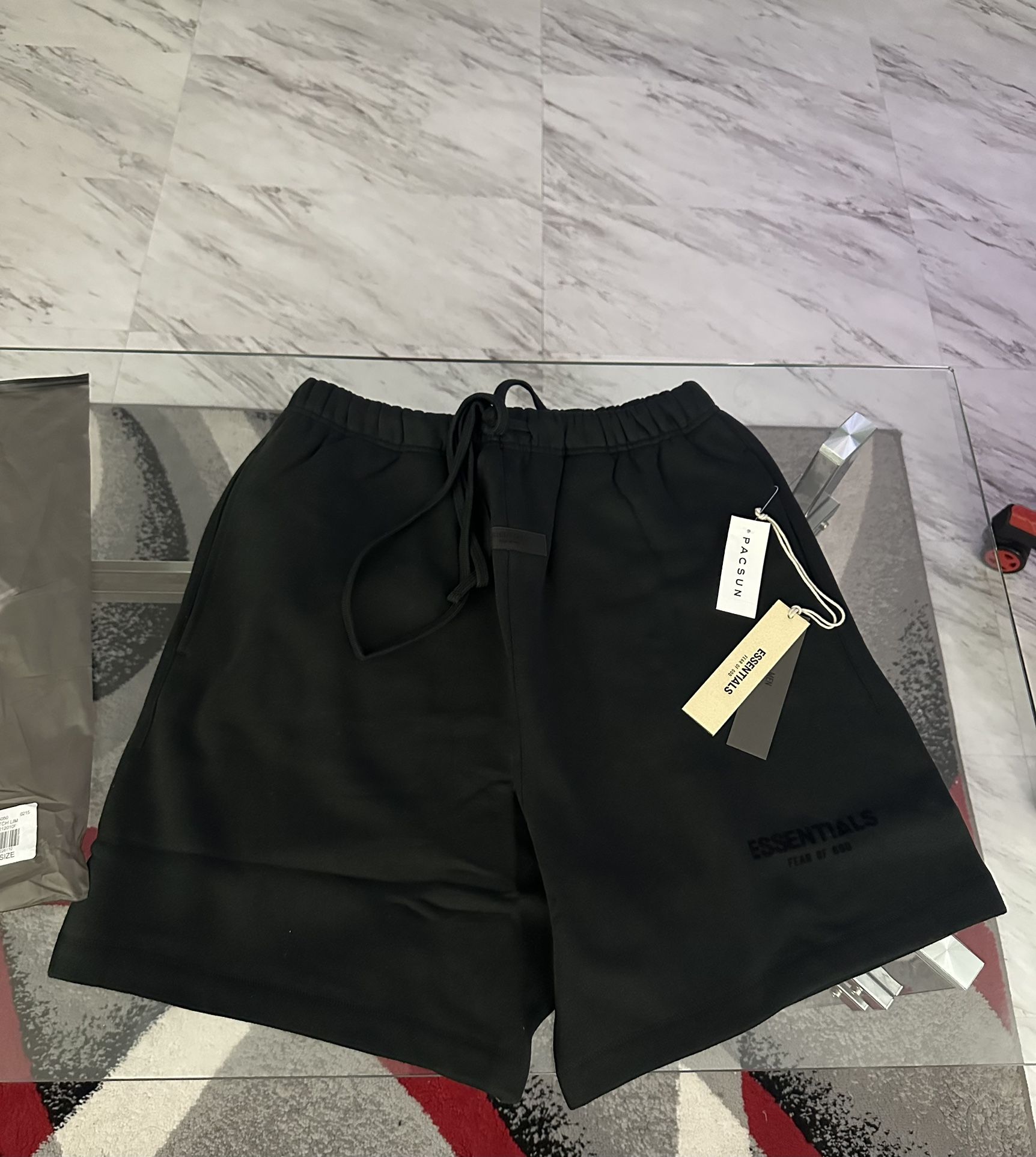 Essentials Fear of God Stretch Limo Shorts Size Large Brand New