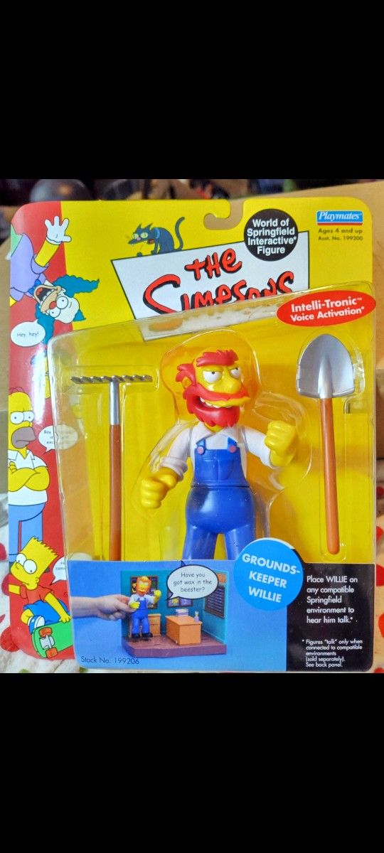 Simpsons Sealed Action Figure RARE Vintage