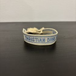 Blue And Tan Christian Dior J’adior Friendship Bracelet
