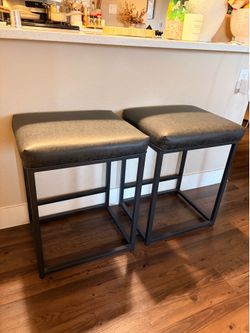 Two bar stools