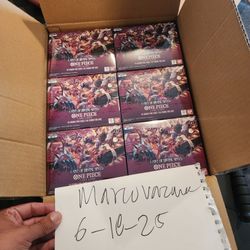 one piece tcg  op 11 booster box  a fist of divine speed emperors of the new world   zoro awakening of the new era  romance dawn 