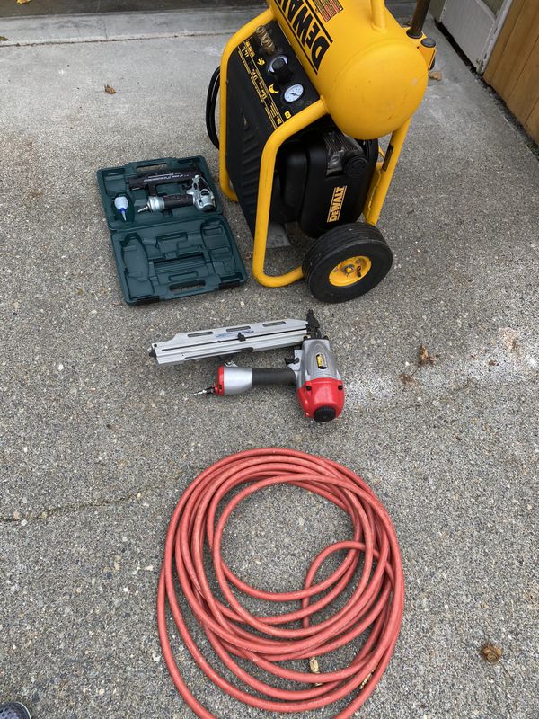 portable air compressor for nail gun