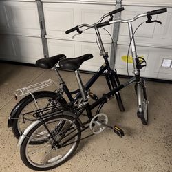 Two Folding Travel Bikes - Dahon And Schwinn