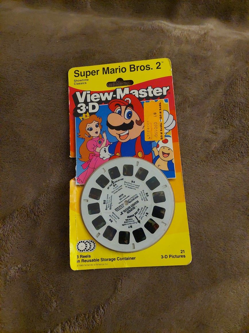 Super Mario Bros. 2 Brothers Nintendo TV Show view-master Reels pack