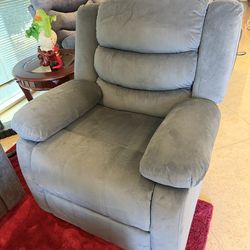 New condition recliner in fabric
