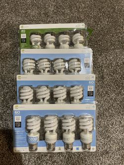 Lightbulbs - Lot Of 40w And 60W New + LED Bulbs