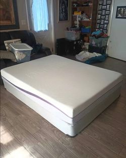 Queen Purple original mattress with Free box spring