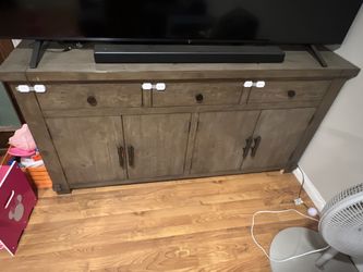 Hardwood TV Stand