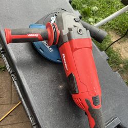 BAUER 15 Amp, 7 in.  Angle Grinder twist handle W/ universal surface