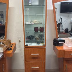 Barber Station cabinet 