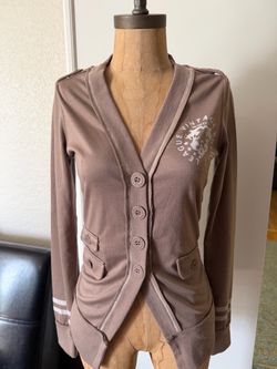 Y2K Pepe Jeans London Vintage Royalty League cardigan Small