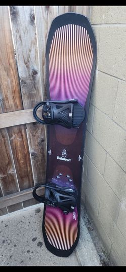 157 cm battalion evil twin snowboard and step on bindings