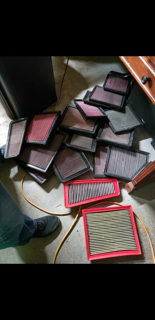 Lots of KN Air Filters Chevrolet / Ford /dodge / Toyota / Subaru / GMC / Mazda / Mitsubishi / Jeep
