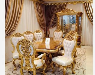 Dining Table set with cabinet